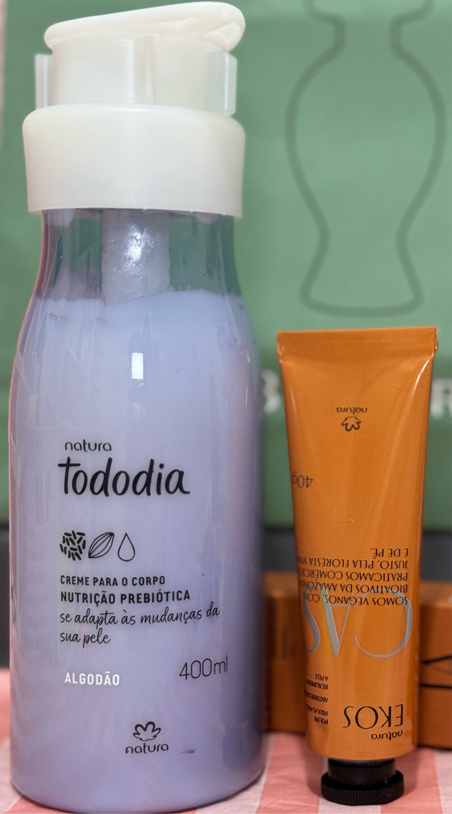 Kit Natura algodao