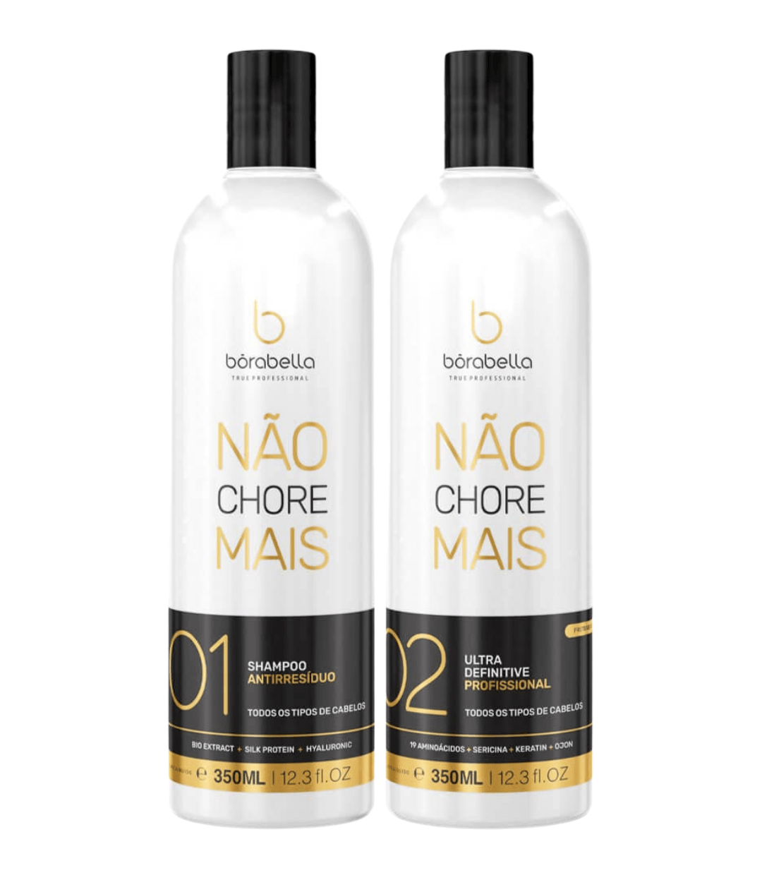 Kit de progressiva Borabella 350ml Não Chore Mais