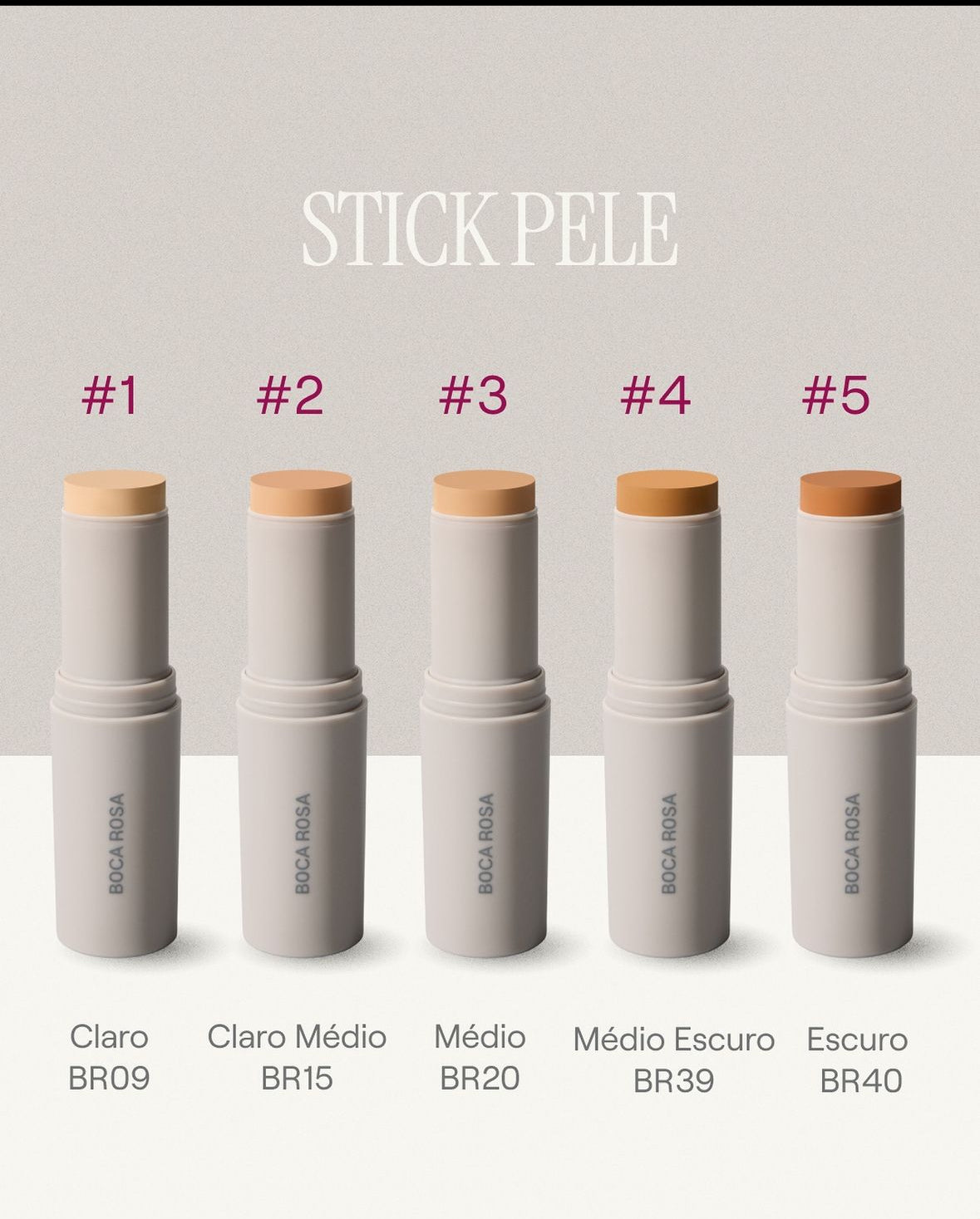 Boca rosa Stick Pele Multifuncional