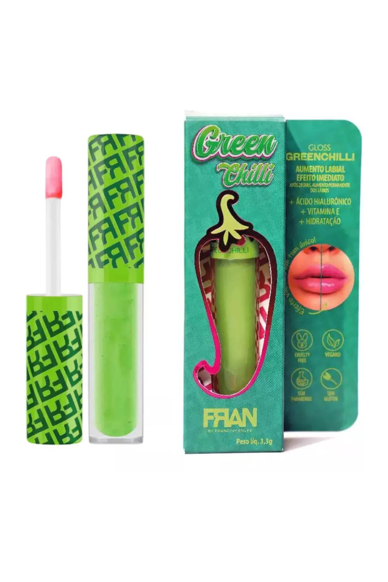Franciny Ehlke Gloss De Aumento Labial Green Chilli.