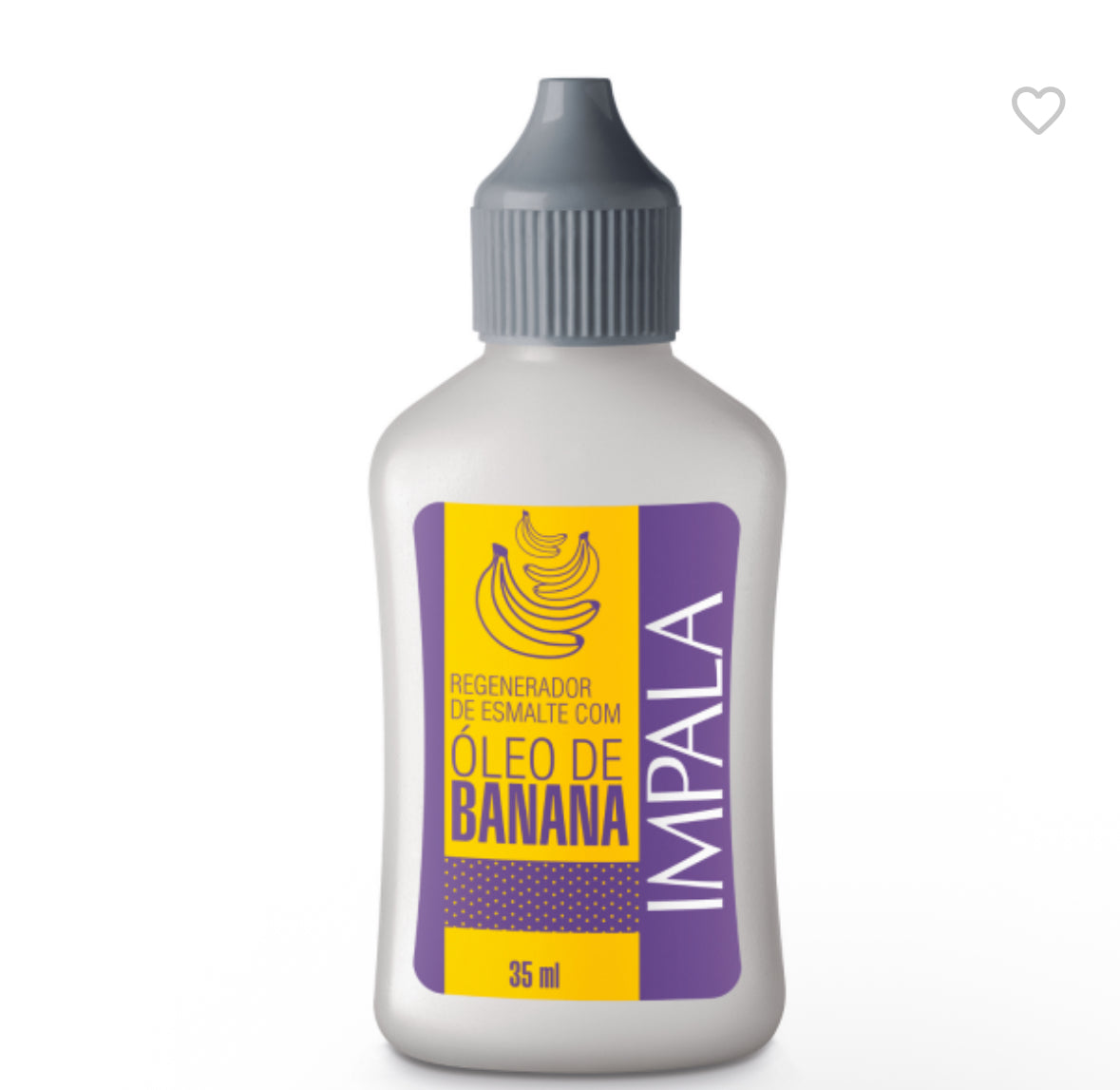 Regenerador de Esmalte Com Óleo de Banana Impala Cuidados Especiais