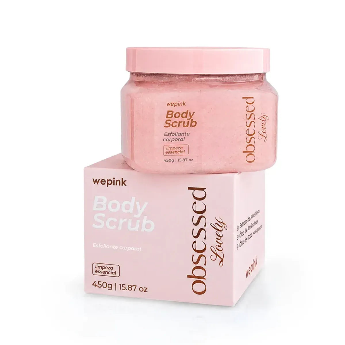 Body Scrub Obsessed Lovely Esfoliante Corporal 450g - Wepink