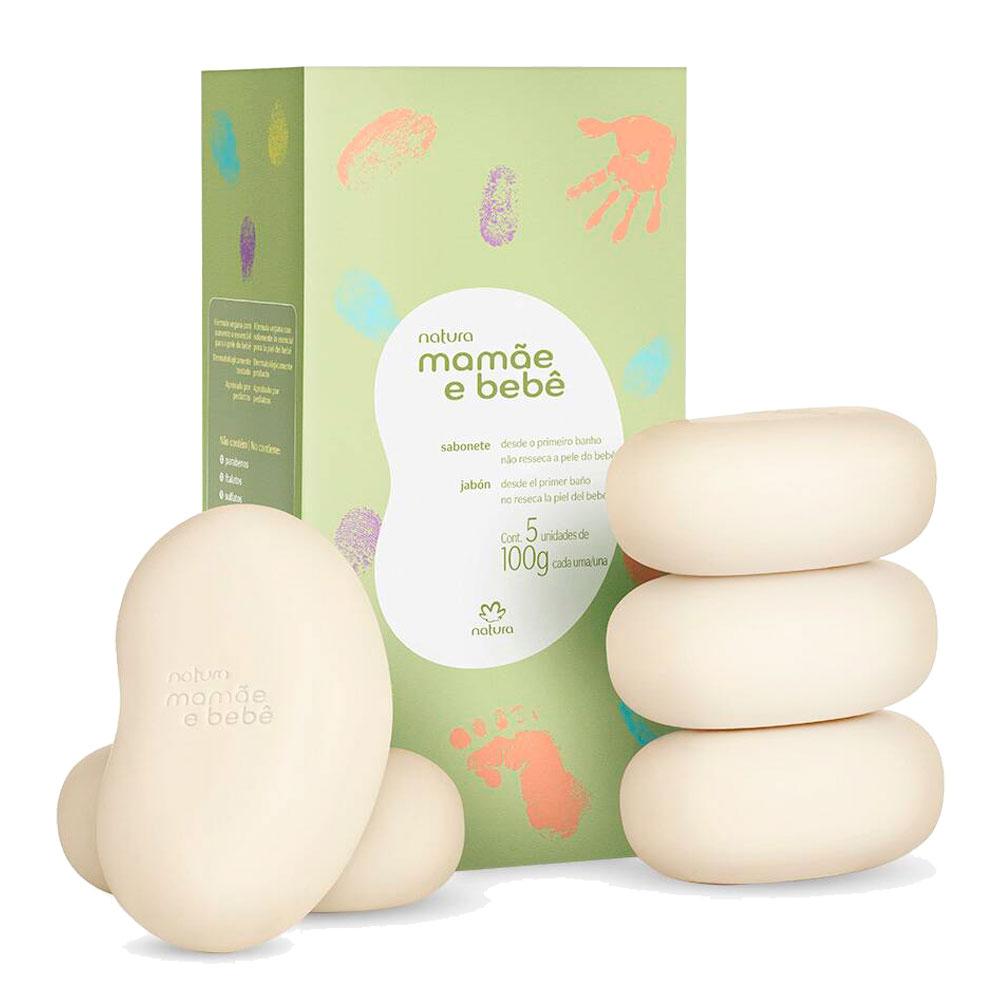 SABONETE MAMÃE E BEBÊ 5 EM 1 5X90G