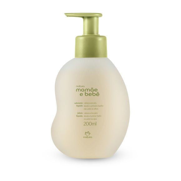 Sabonete líquido Mamae e Bebe NATURA 200ML