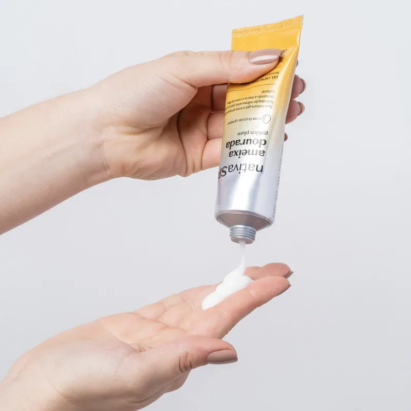 CREME DE MÃOS NATIVA SPA AMEIXA DOURADA, 75Gh