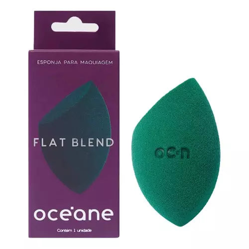 Océane Esponja De Maquiagem Verde Flat Blend Verde