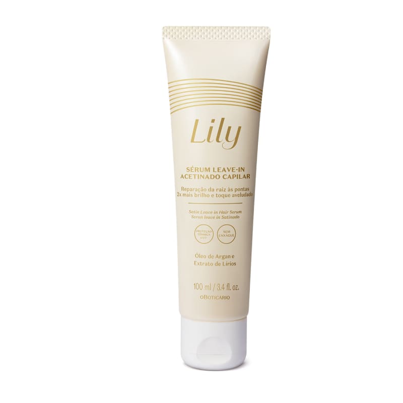 BOTICARIO Sérum Leave-in Acetinado Capilar Lily 100ml