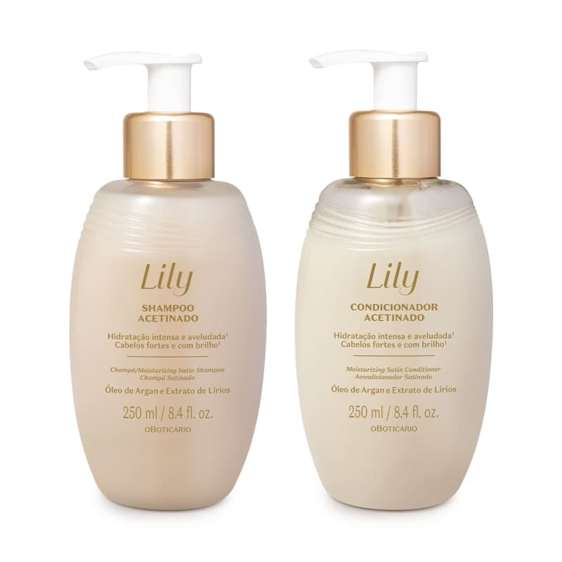 Combo Lily: Shampoo 250ml + Condicionador 250ml