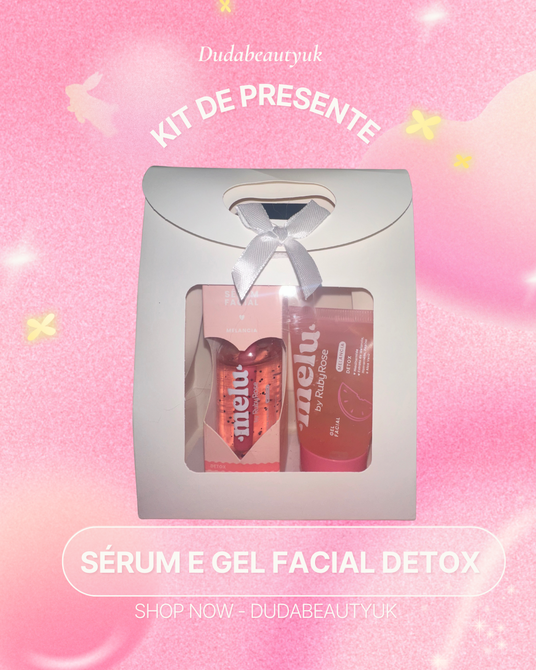 Serum facial e gel detox
