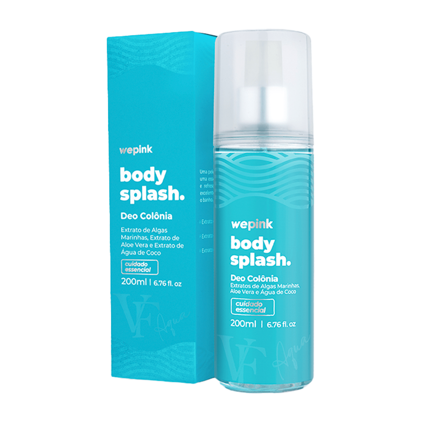 Body Splash VF Aqua Desodorante Colônia 200ml - Wepink