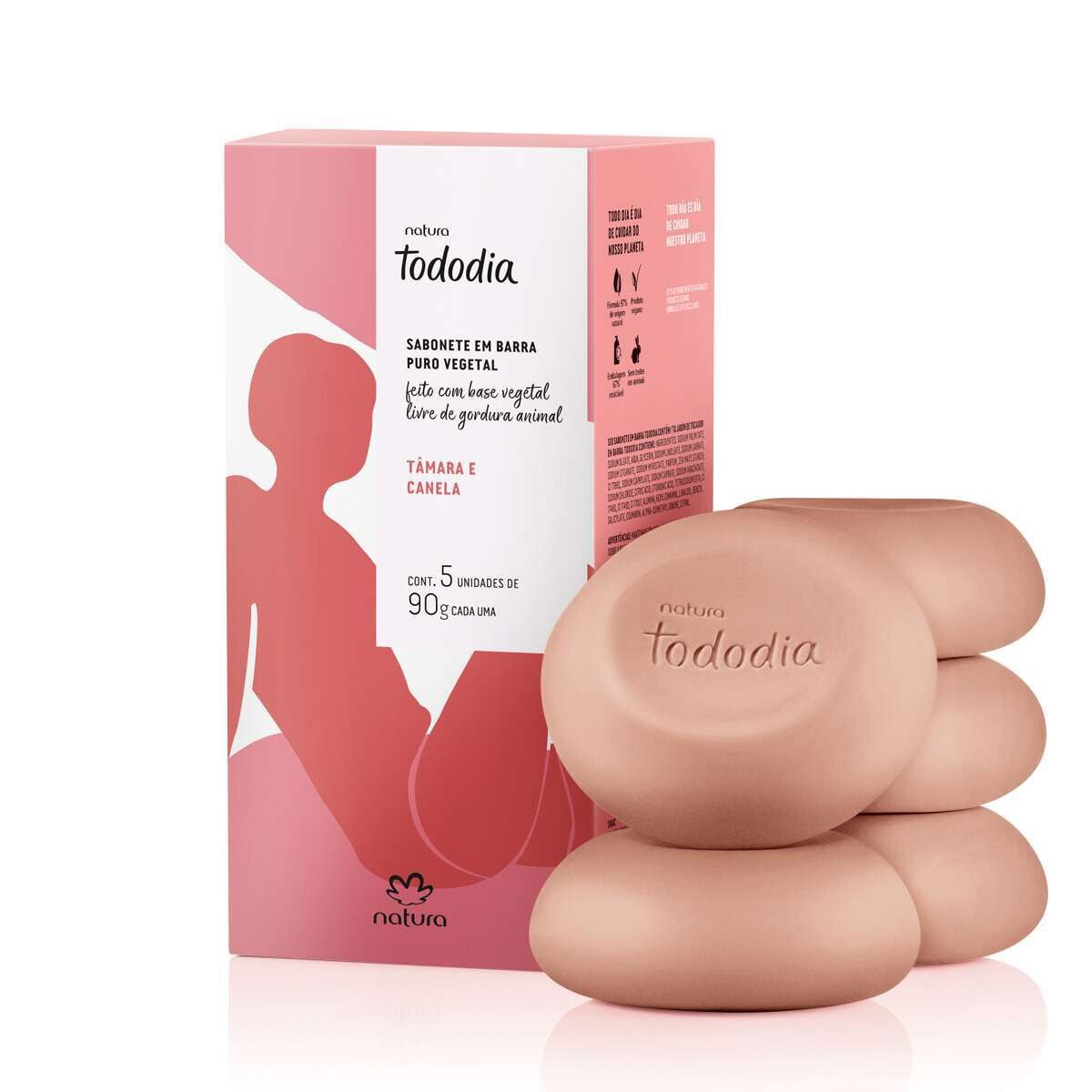 Natura-Sabonete em Caixa c/5 Tâmara e Canela