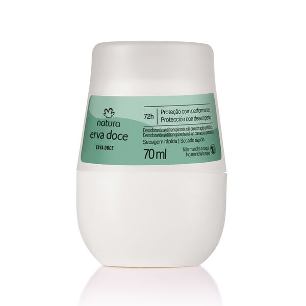 Natura-Desodorante Antitranspirante Roll-on Erva Doce
