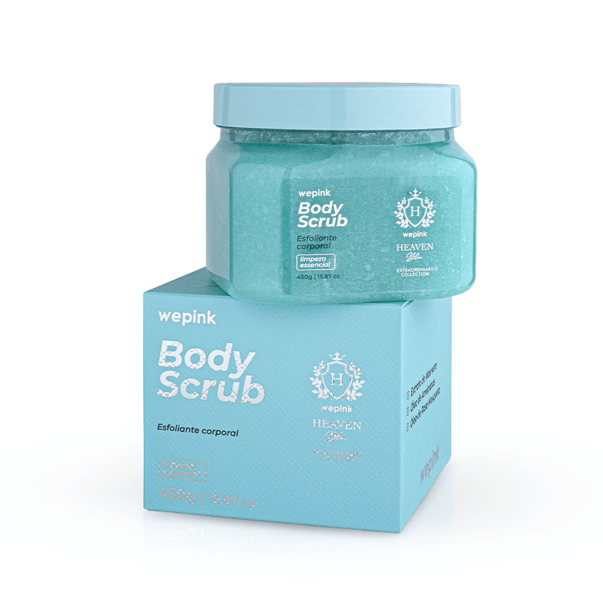 Body Scrub Heaven Blue Esfoliante Corporal 450gr - Wepink