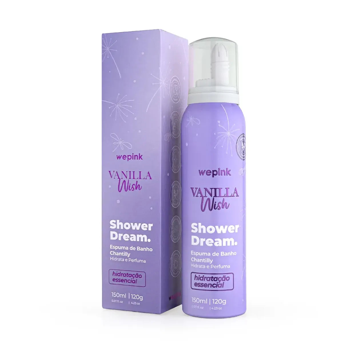 Shower Dream Espuma de Banho Vanilla Wish 150ml - Wepink