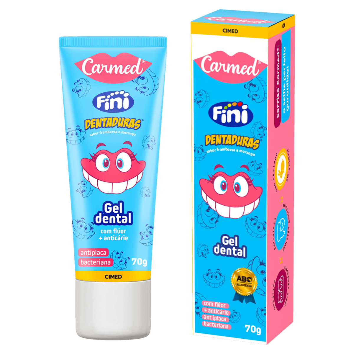 Creme Dental Carmed Fini Dentaduras - 70g