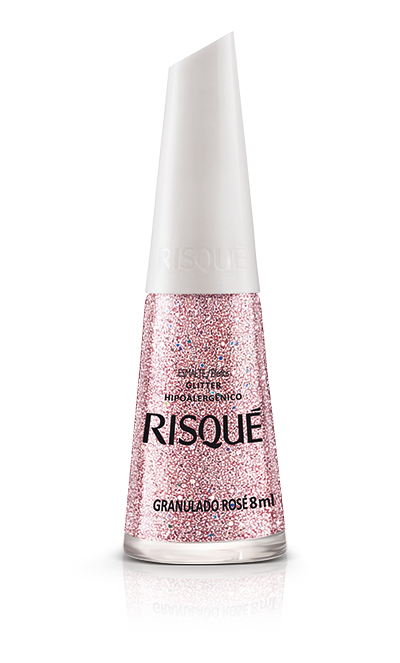 Esmalte Risque Regular Granulado Rose 8ml