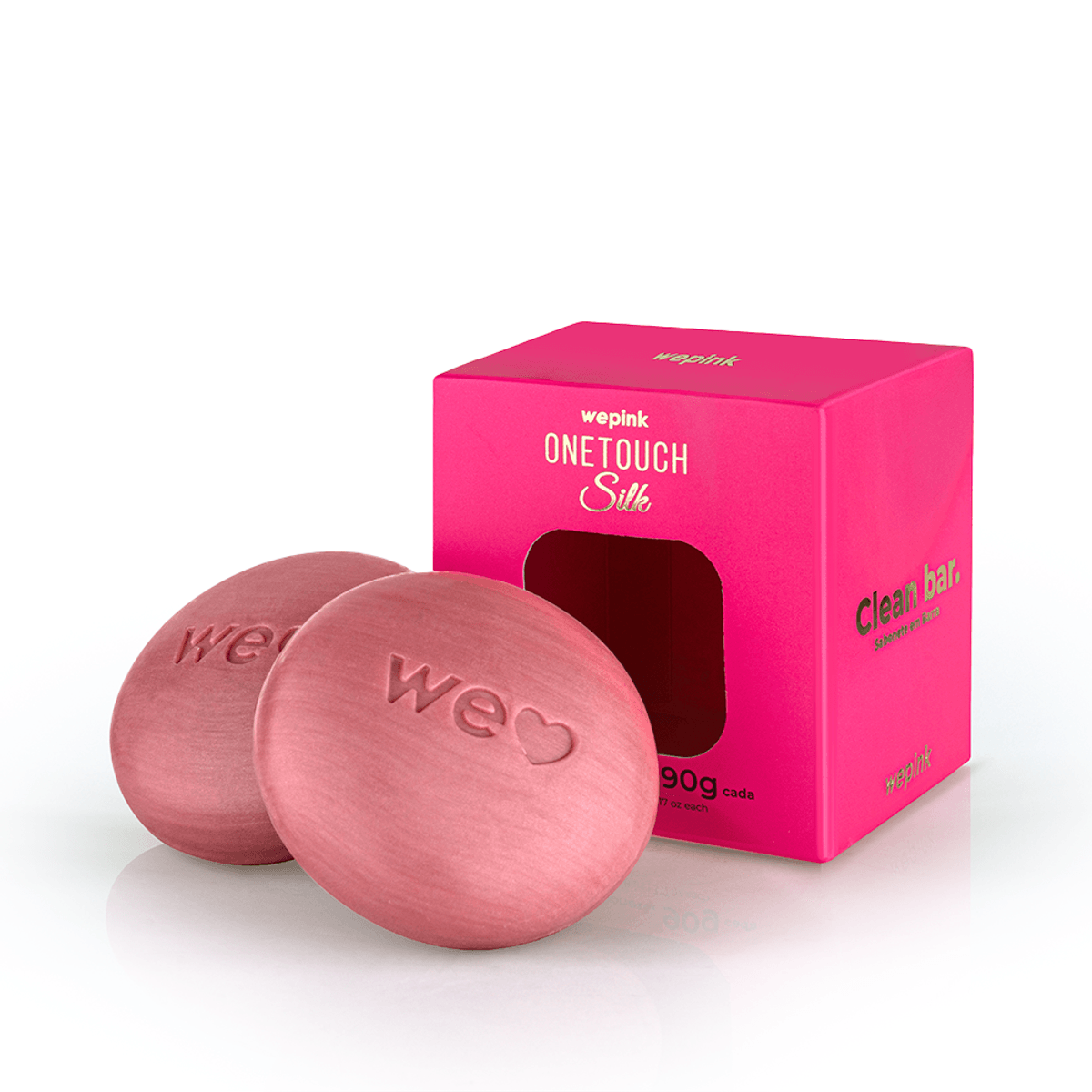 Sabonete em Barra Clean Bar One Touch Silk - Wepink