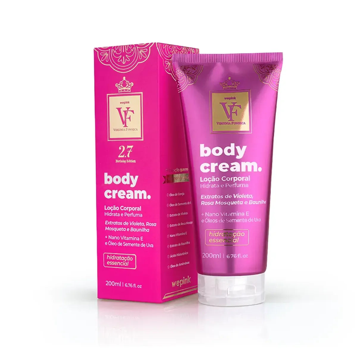 Body Cream VF 2.7 Desodorante Hidratante 200ml - Wepink