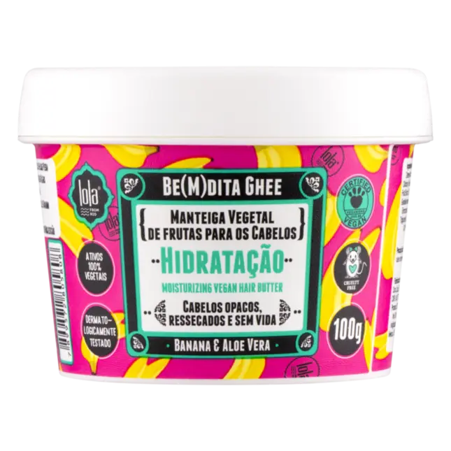 Mascara Lola be(m)dita ghee - hidratação banana 100g