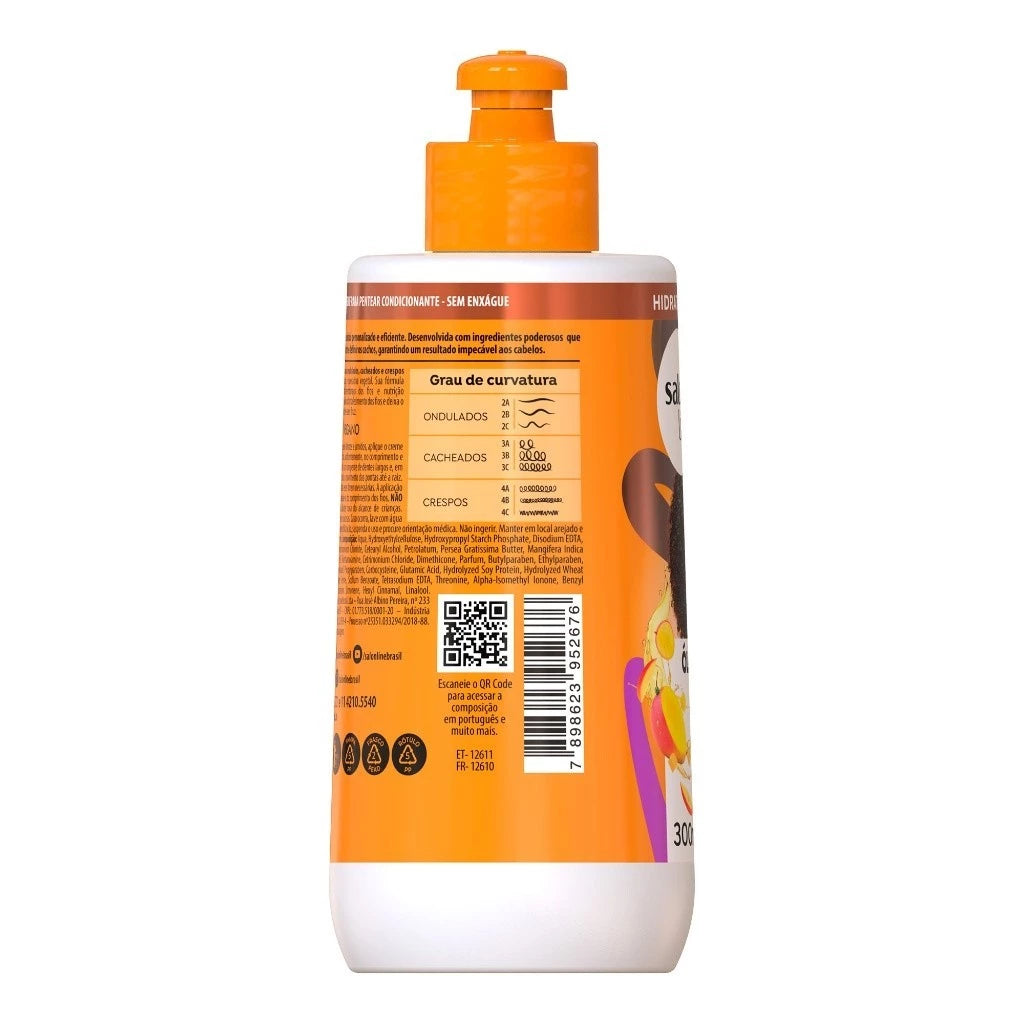 Creme para Pentear SOS Cachos Óleo de Manga Salon Line 300ml