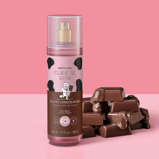 Body Splash Cuide-se Bem Deleite Chocolatudo, 200ml