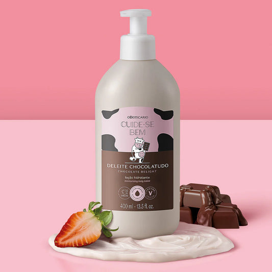 Hidratante Corporal Cuide-se Bem Deleite Chocolatudo 400ml