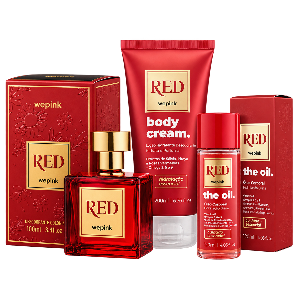 Kit Perfume + Body Cream + Oleo