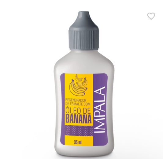 Regenerador de Esmalte Com Óleo de Banana Impala Cuidados Especiais