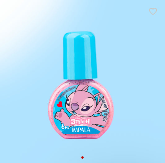 Esmalte Infantil Impala Glitter Disney Stitch - Brilho Angelical