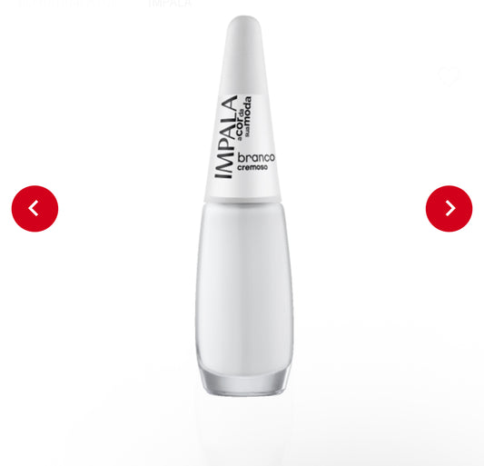 Esmalte Impala Cremoso A Cor da Sua Moda - Branco