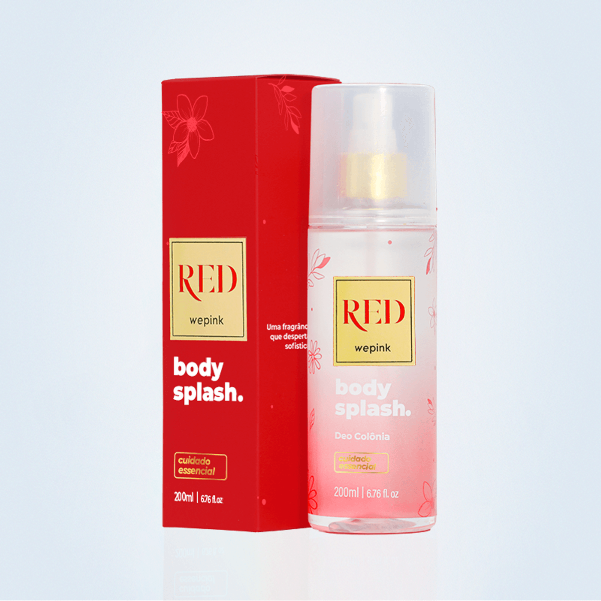 Body Splash Red Desodorante Colônia 200ml – Wepink