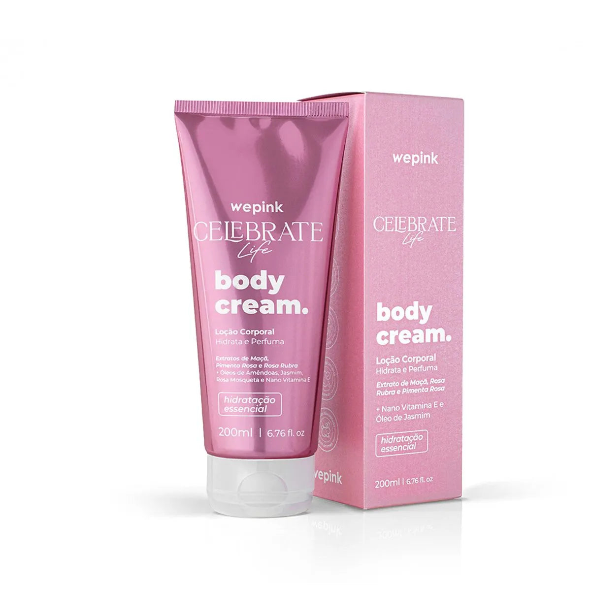 Body Cream Celebrate Life Desodorante Hidratante 200ml - Wepink
