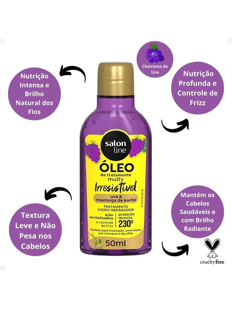 Óleo de Tratamento Salon Line Multy Irresistível Uva 50ml