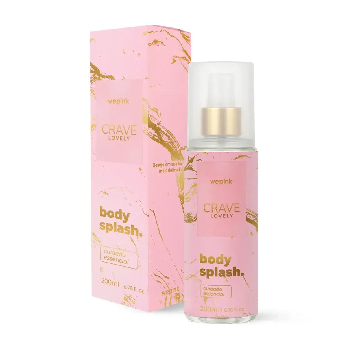 Body Splash Crave Lovely Desodorante Colônia 200ml - Wepink