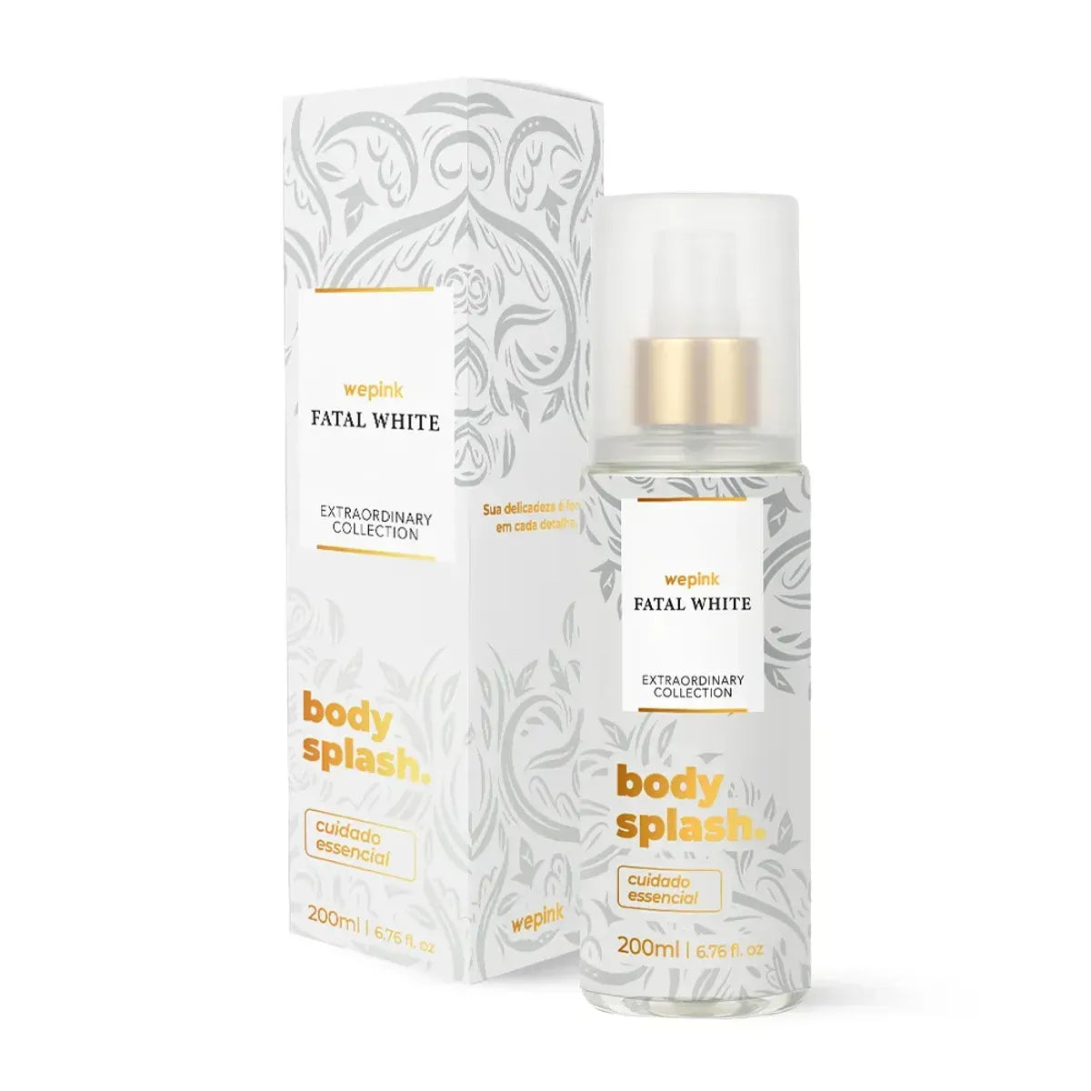 Body Splash Fatal White Desodorante Colônia 200ml - Wepink