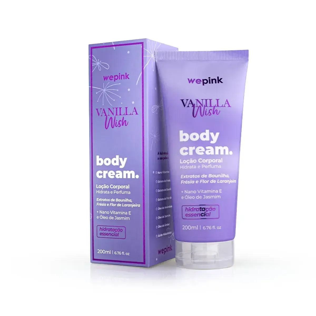 Body Cream Vanilla Wish Desodorante Hidratante 200ml - Wepink