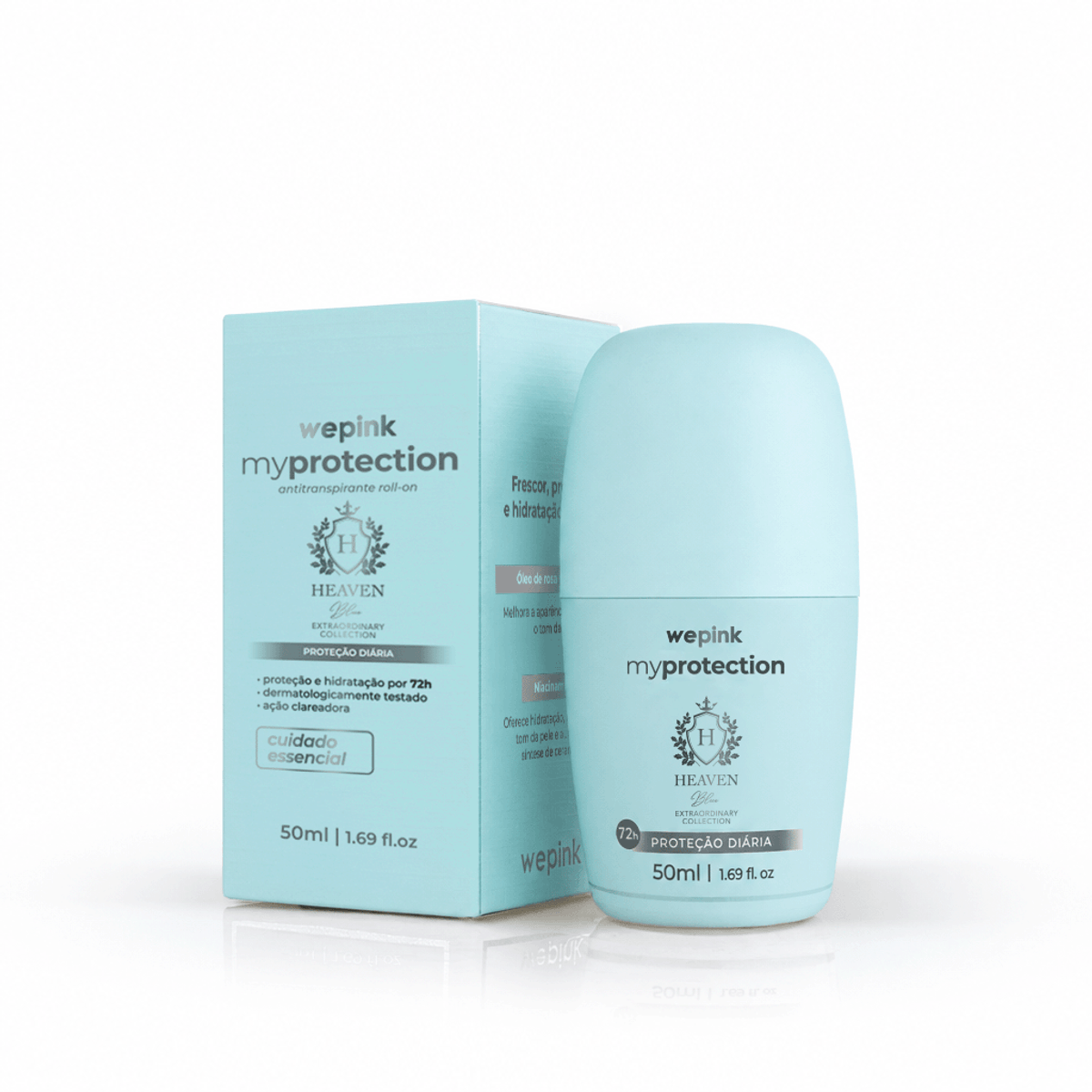 Desodorante Antitranspirante Roll-on Heaven Blue 50ml - Wepink