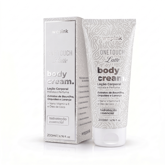 Body Cream One Touch Latte Desodorante Hidratante 200ml - Wepink