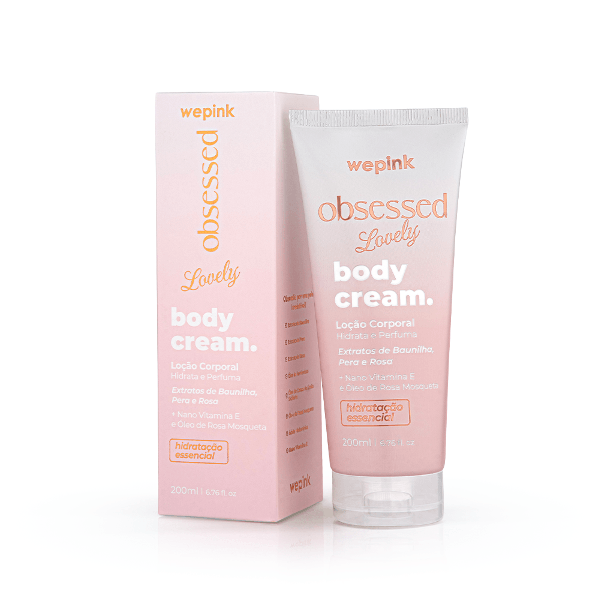 Body Cream Obsessed Lovely Desodorante Hidratante 200ml - Wepink