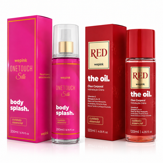 Kit Body Splash One touch silk + Oleo Red wepink