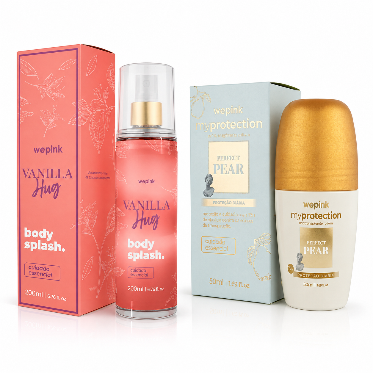 Kit Body Splash Vanilla Hug + Desodorante perfect Pear wepink