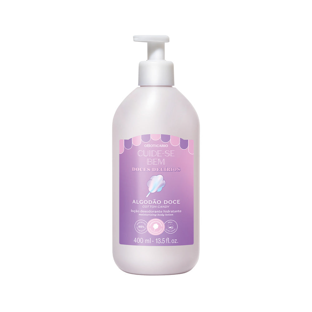 Loção Hidratante Corporal Cuide-se Bem Doces Delírios, 400ml