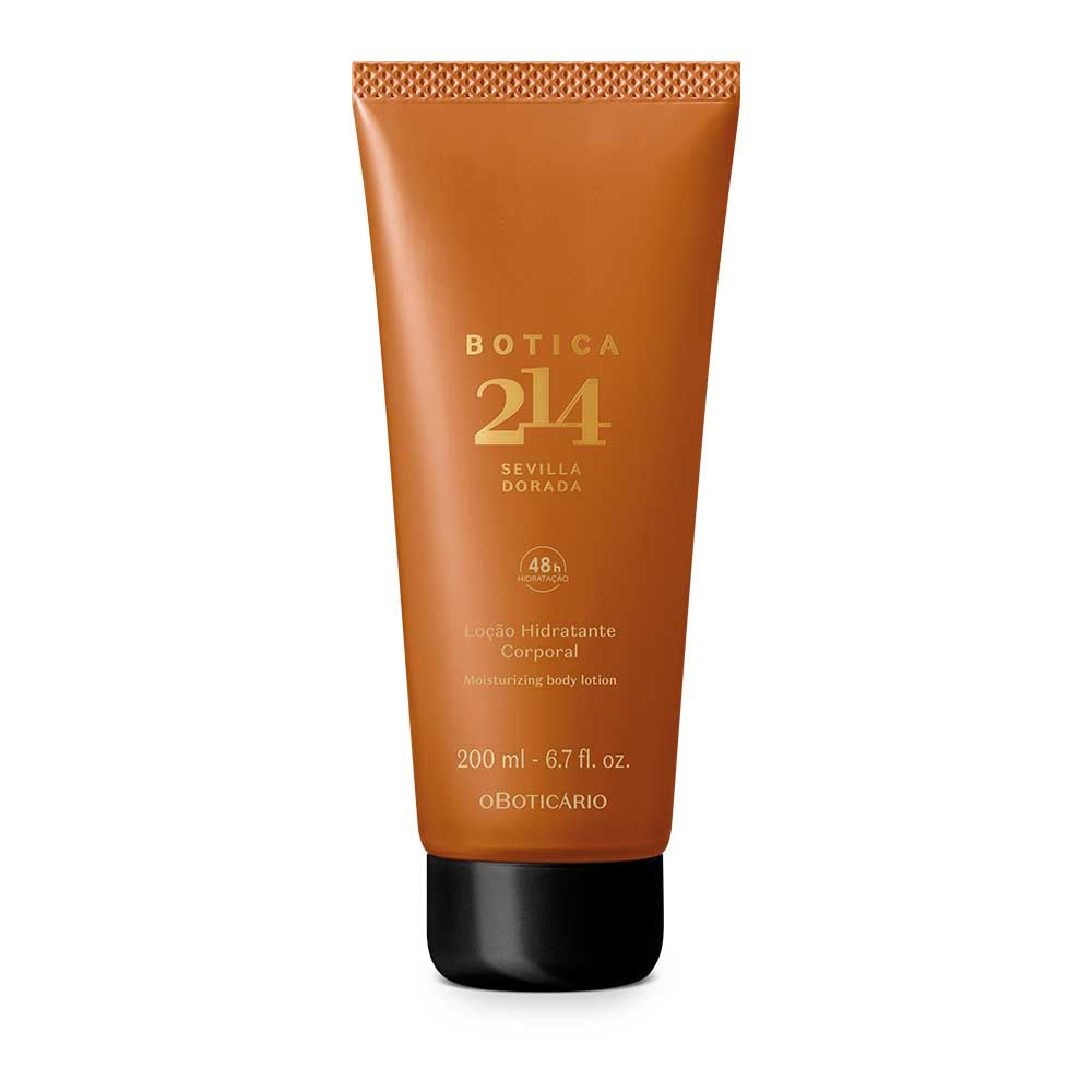 Loção Hidratante Corporal Botica 214 Sevilla Dorada, 200ml
