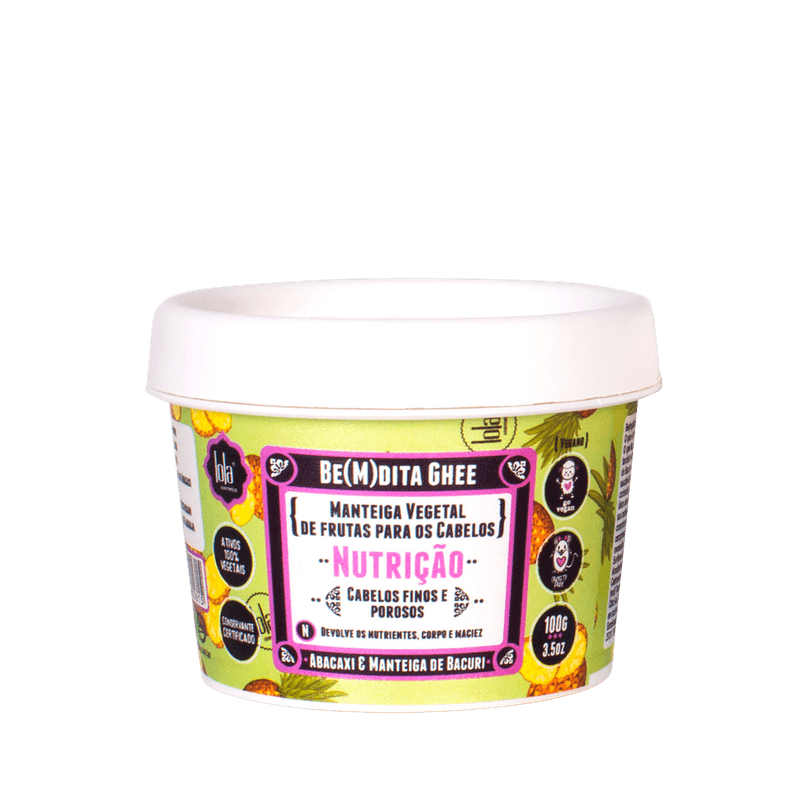 Máscara Capilar Lola Be(M)dita Ghee Nutrição  Abacaxi - 100g