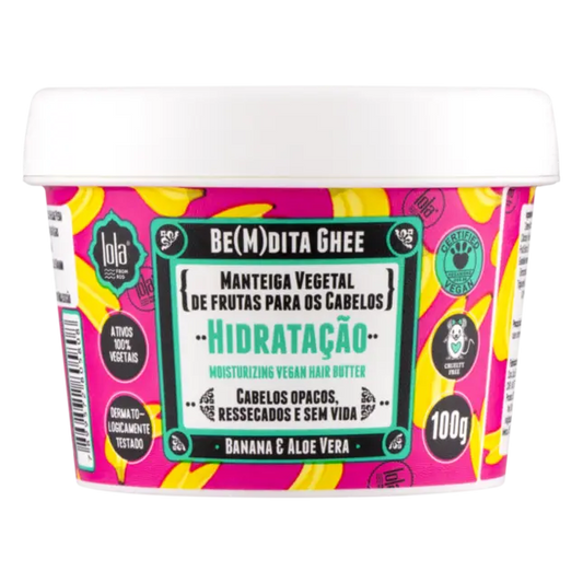 Mascara Lola be(m)dita ghee - hidratação banana 100g