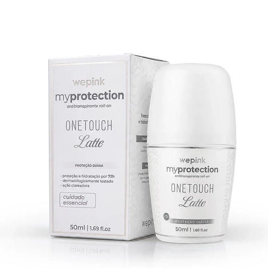 Desodorante Antitranspirante Roll-on MyProtection One Touch Latte 50ml - Wepink